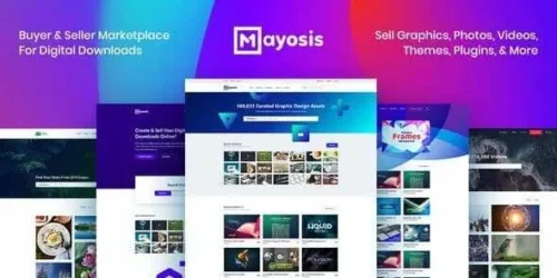 Mayosis Theme GPL v4.7 – Digital Marketplace WordPress Websites